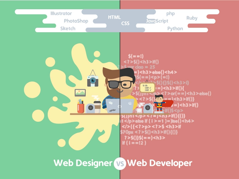 Web Developer vs Web Designer 